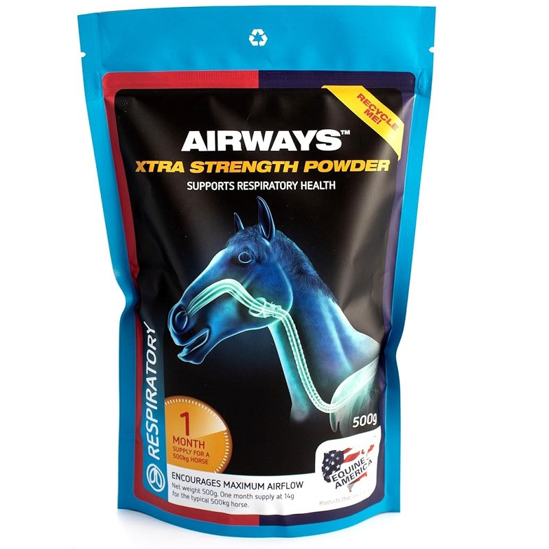 Airways Xtra Strength Powder Equine America 500 g